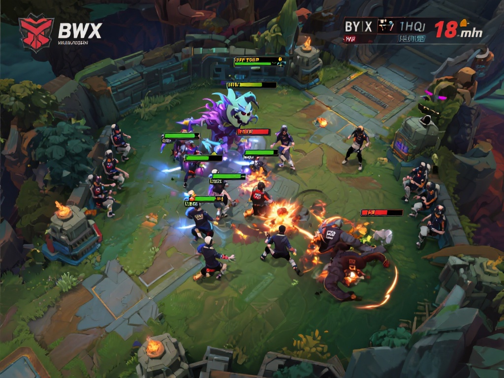 BYX力克HWQ:丢丢怪后期爆发,首局稳胜 在这场比赛中,最值得关注的是第18分钟的